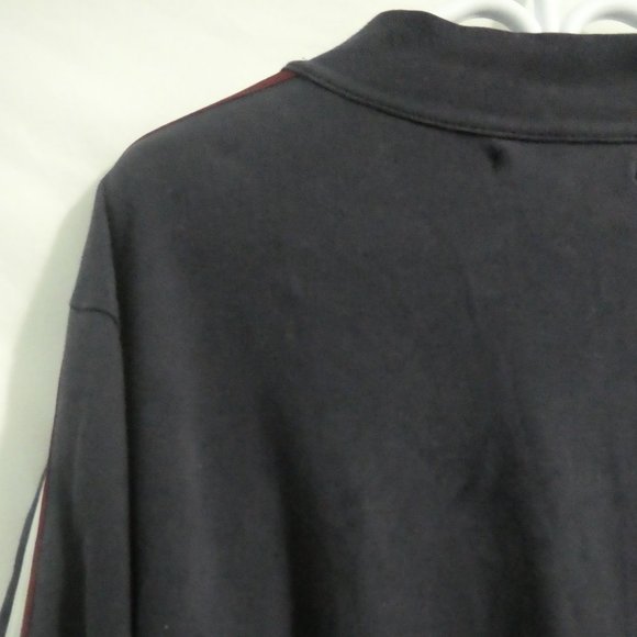 FRENCH CONNECTION, FCUK, size large, full zip striped light jacket, 100% cotton - Picture 11 of 16